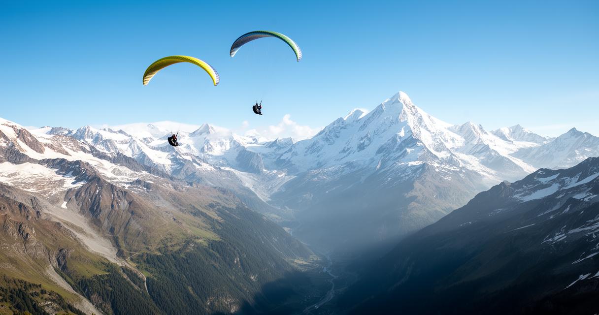 Découverte du parapente avec Absolute Chamonix à Chamonix-Mont-Blanc ou paramoteur : avantages et sensations comparées